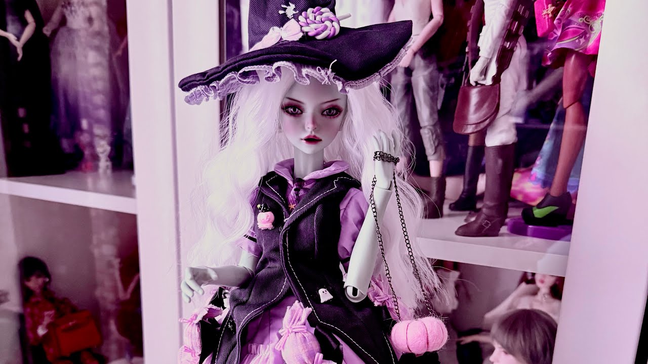 Bjd doll рекаст от Лигуя. Кукла бжд милая ведьмочка с озон Китай.