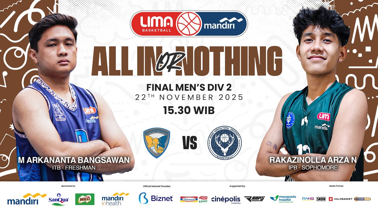 ITB vs IPB UNIVERSITY | Final Men's Division 2 | BandungI Nov 22