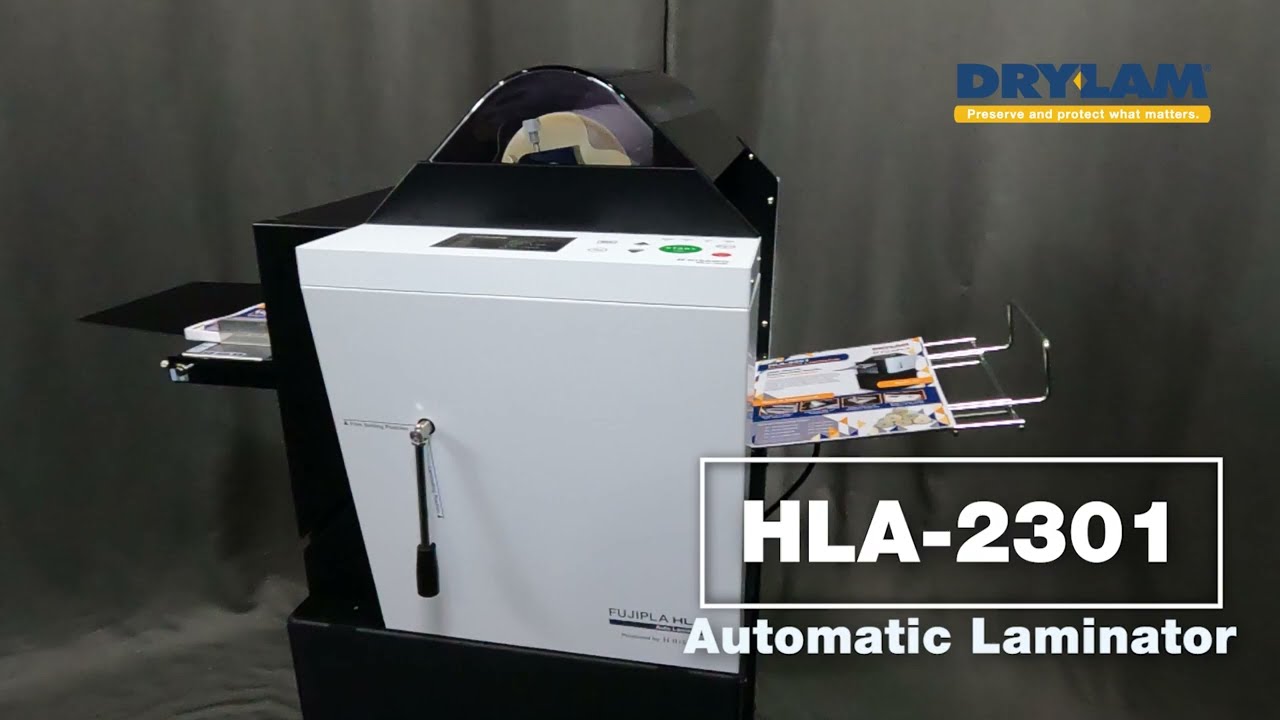 The HLA-2301 from Dry-Lam - Commercial quality, automated lamination for print shops, schools & more
