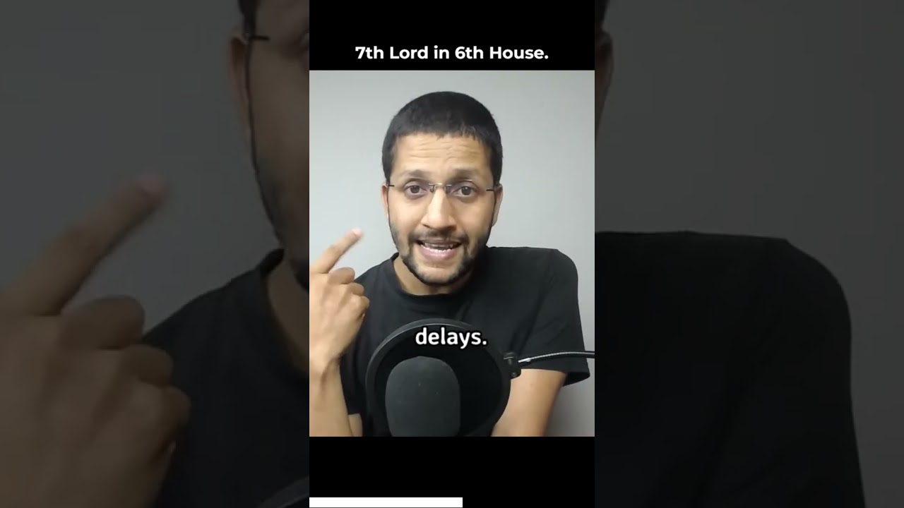 7th Lord in 6th House.
