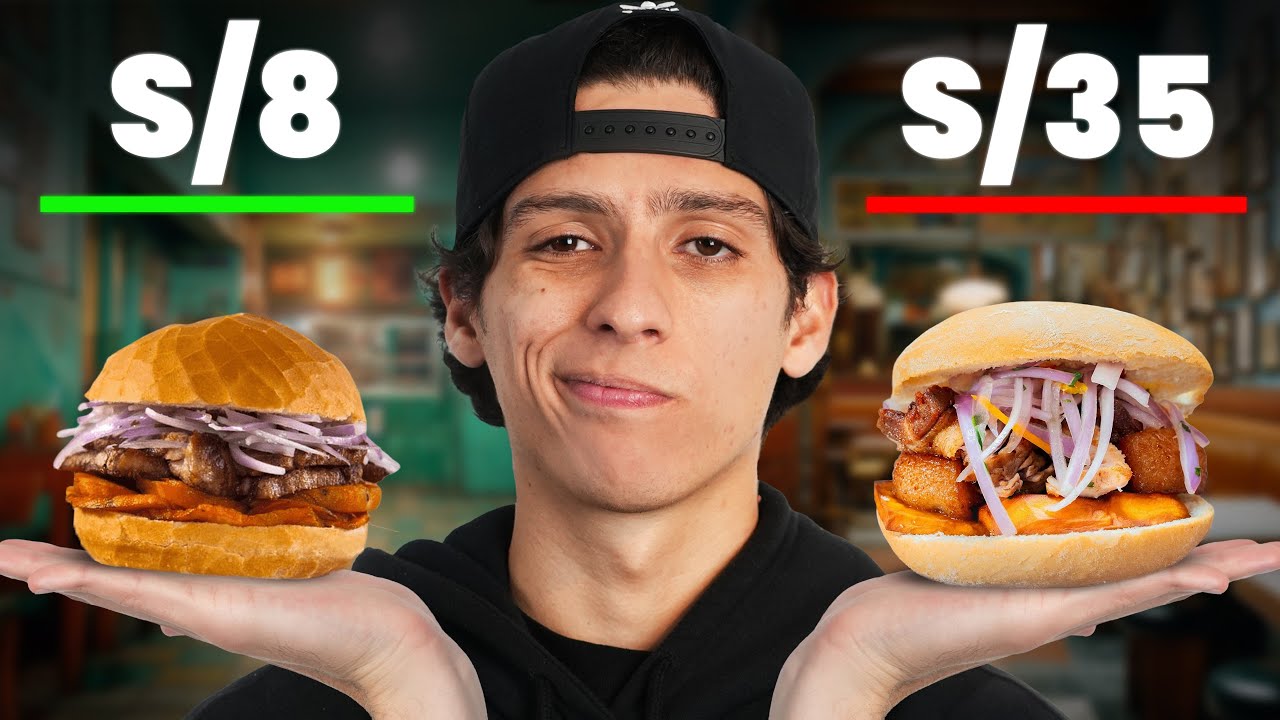 Probé Pan Con Chicharrón De S/8 vs S/35