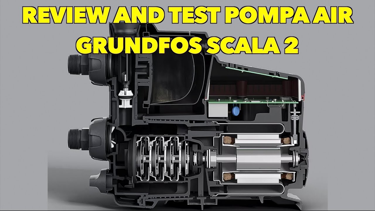 Review and Test Water Booster Pump / Pompa Air Grundfos SCALA 2