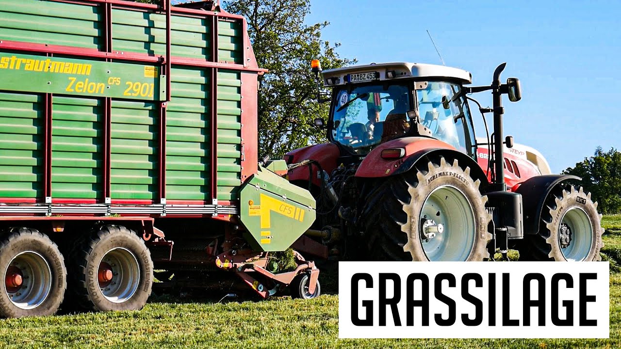 GRASSILAGE 2020 | 1. Schnitt mit STEYR und Fendt Traktoren