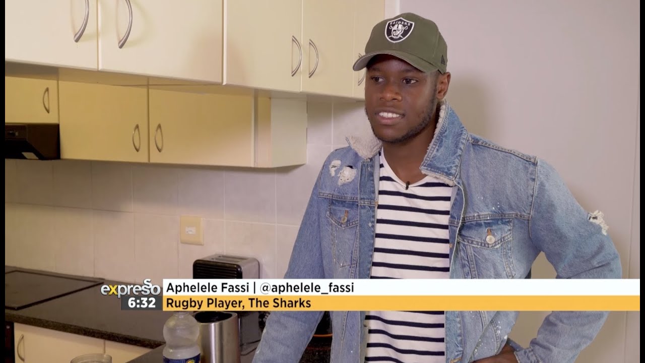 Catching up with Sharks Player, Aphelele Fassi in Durban