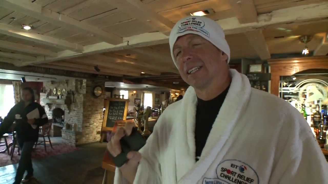 Walliams vs The Thames Day 7 | Furthest swim yet | Sport Relief 2012