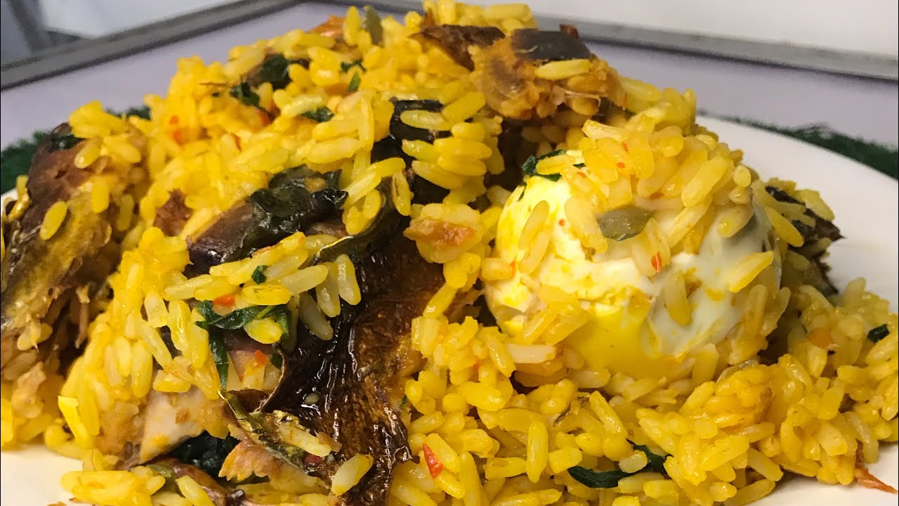 Native palm oil rice, that will leave you craving for more.