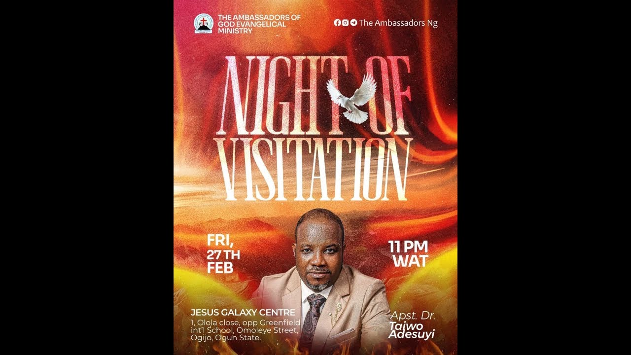 NIGHT OF VISITATION | DIVINE ENCOUNTER #viral #motivation #youtubelive #taiwoadesuyi #gospelmusic