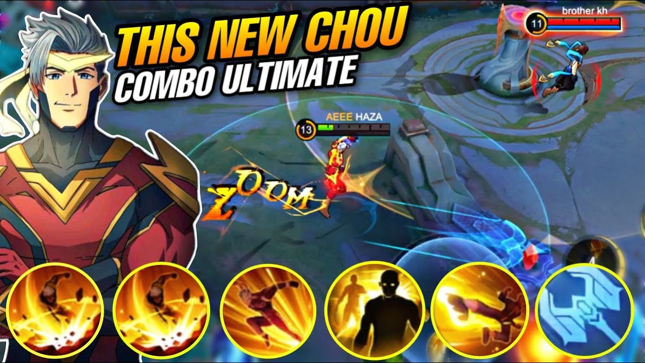 THIS NEW CHOU COMBO Flicker Ultimate (Must Try) CHOU TUTORIAL META GAMEPLAY 2023 | MLBB