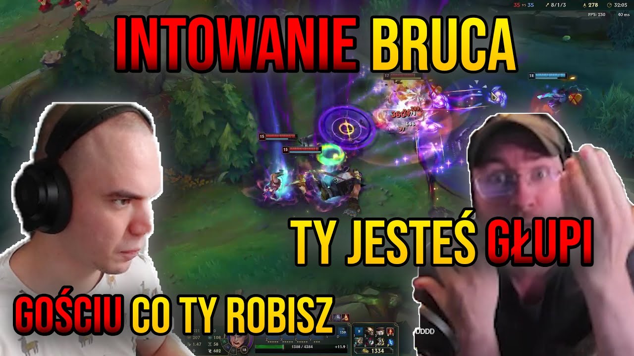 OVERPOW & RANDOMBRUCE | INTOWANIE BRUCA, COSPLAY KESHY, TAPUJEMY, KIMISJA OD FIRST TURRETÓW |