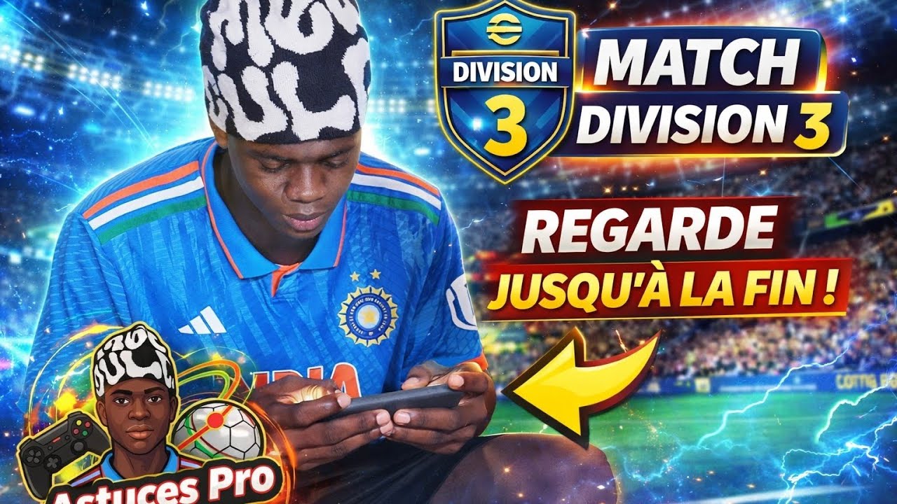 Match Division 3 sur eFootball 😱 Regardez jusqu’à la fin pour le score final !