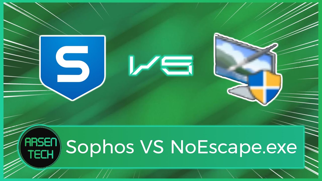 Sophos Antivirus VS The NoEscape.exe Virus | Antivirus Test