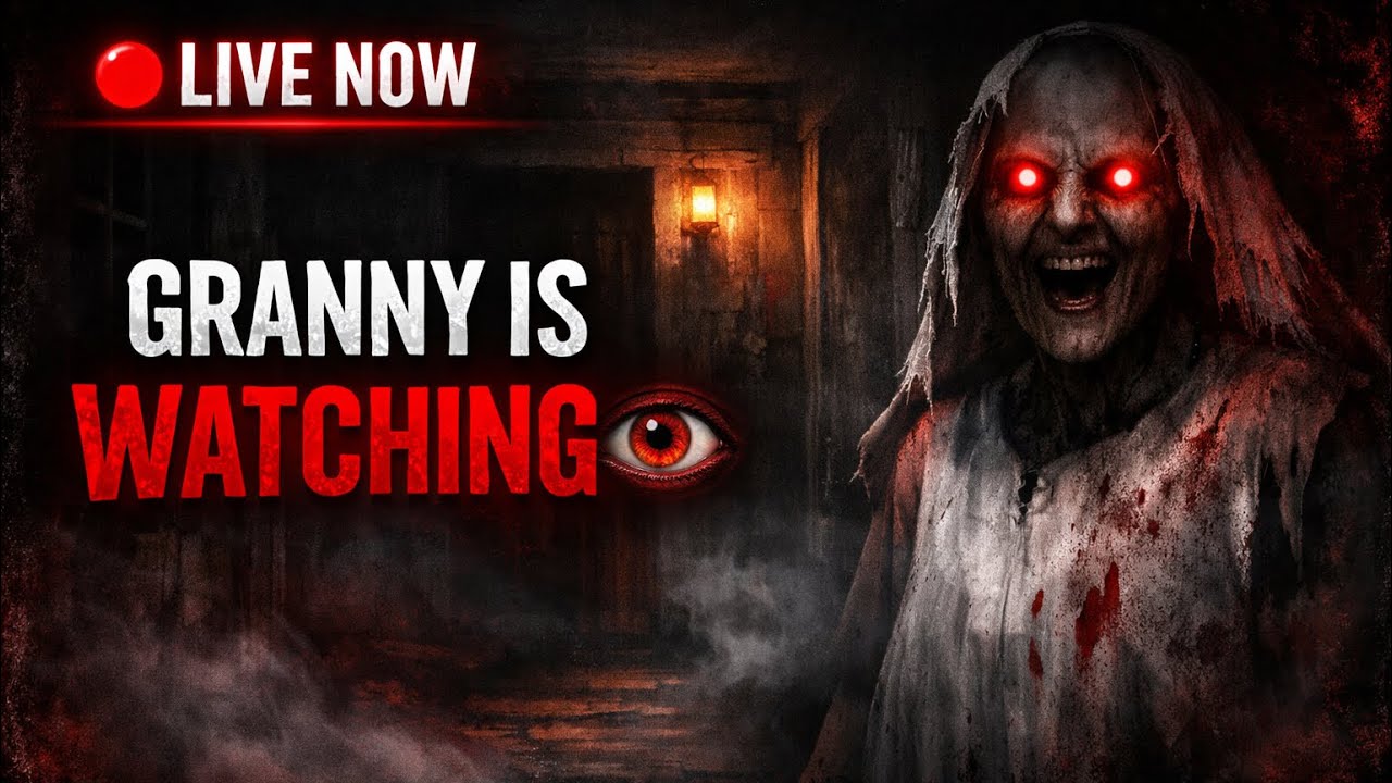 Granny Is Watching 👁️ | Scary Granny Live Shorts 😨