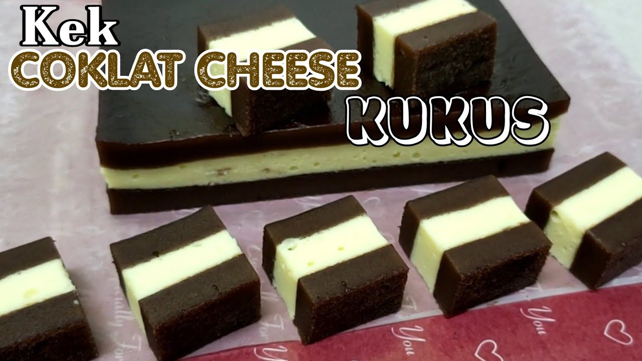 CHOCOLATE CHEESE STEAMED CAKE WITHOUT MIXER. Kek COKLAT CHEESE KUKUS, mudah guna blender je..