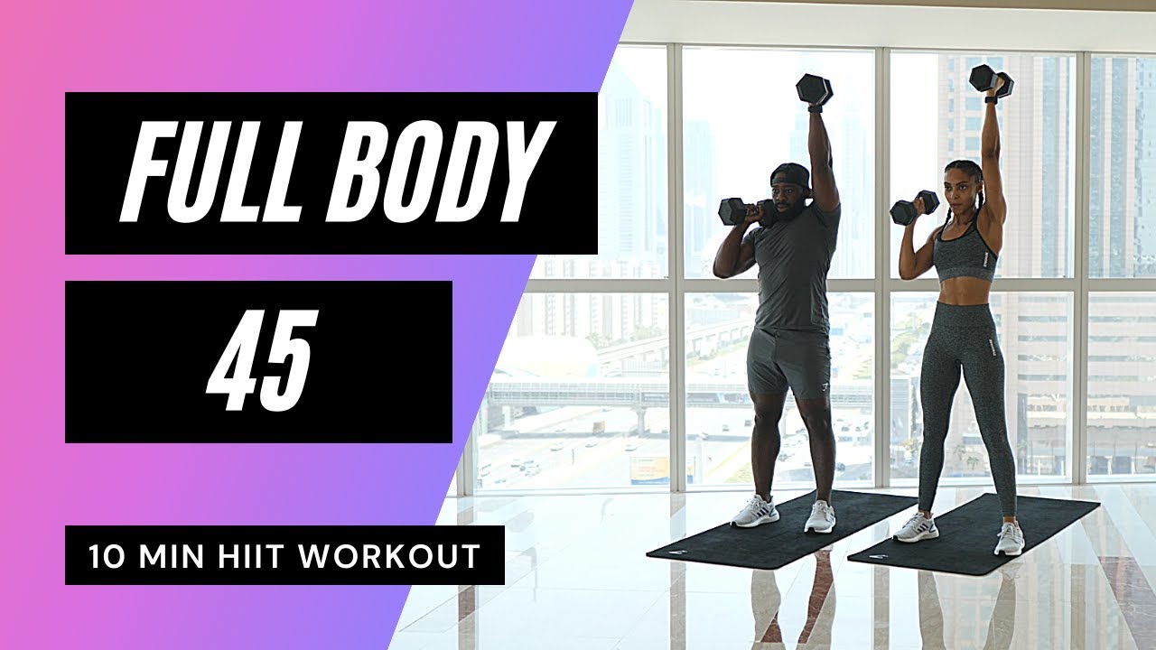 10 MIN Full Body Workout // HIIT | MrandMrsMuscle