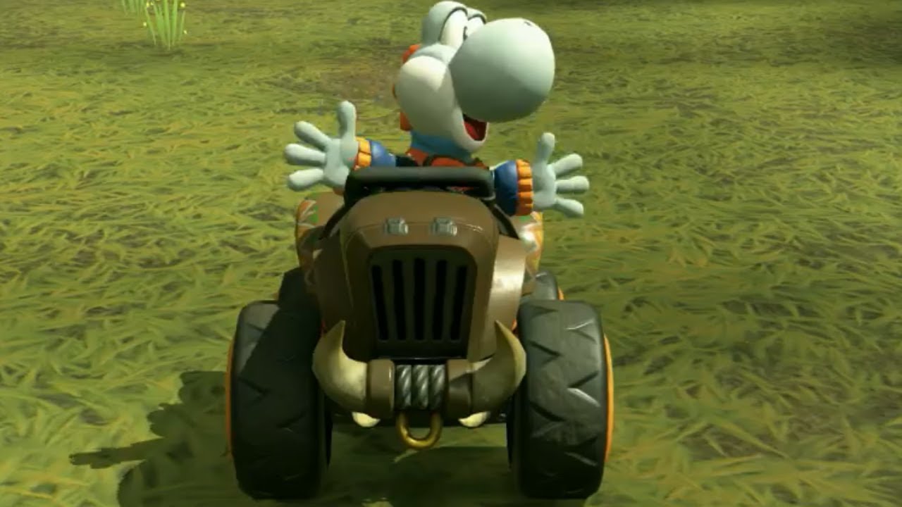 Mario Kart World - Free Roam - Dino Dino Jungle (All P Switches)
