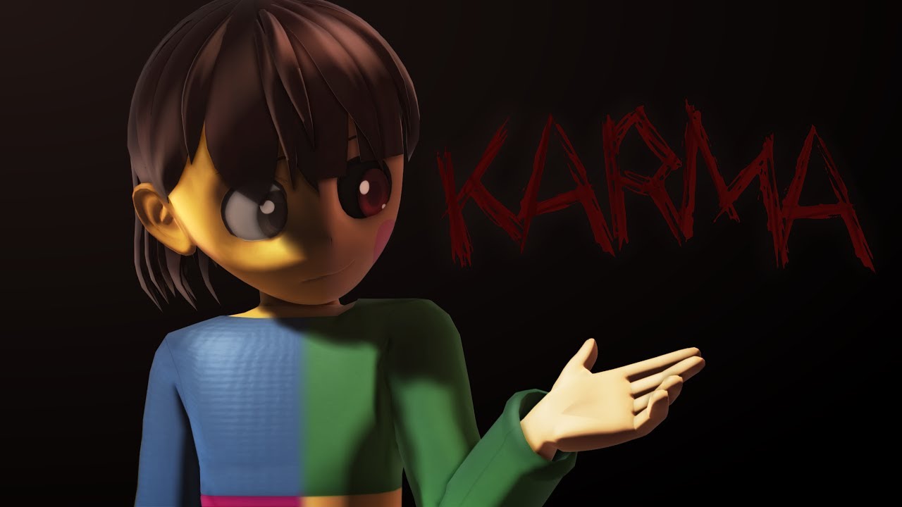 【UNDERTALE MMD】KARMA Long Ver.『Frisk & Chara』