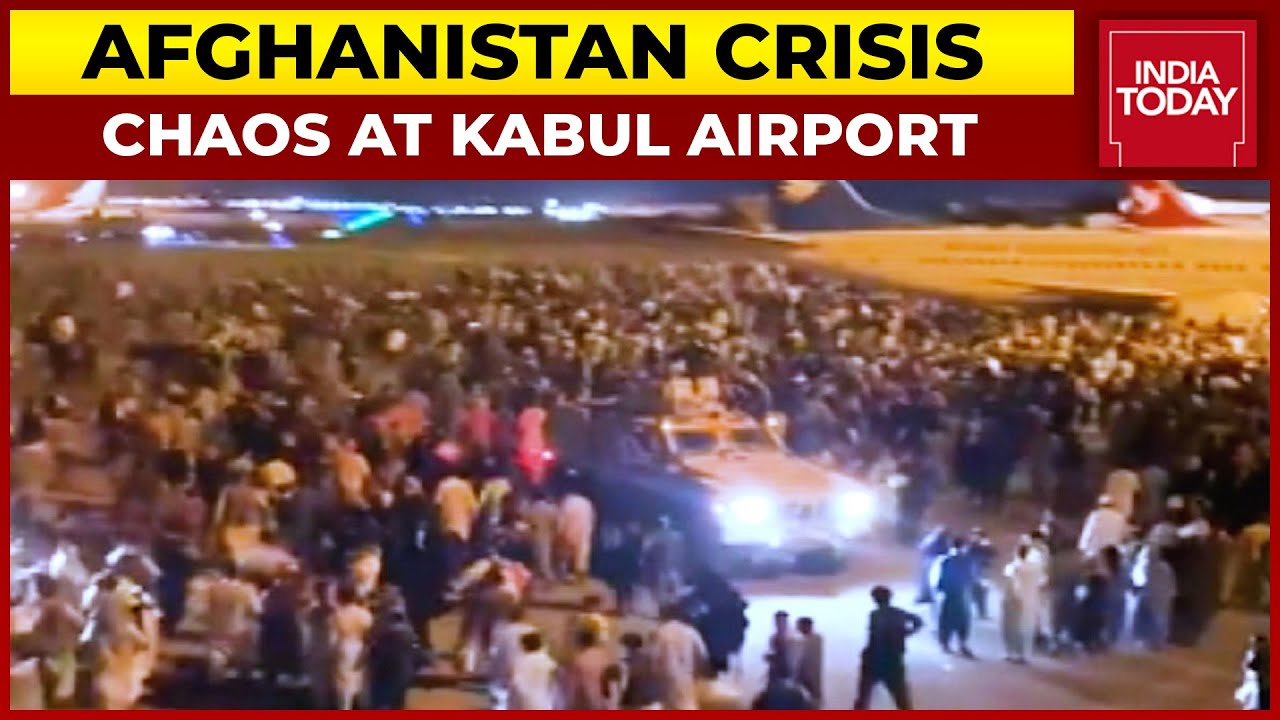Chaos At Kabul Airport, US Troops Resort To Aerial Firing | Afghanistan-Taliban Crisis | India Today