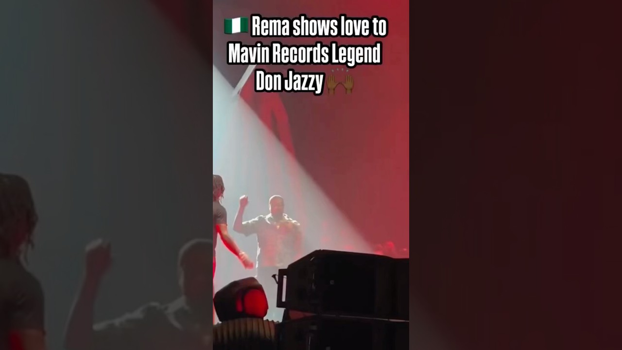 Rema gives Don Jazzy a heartfelt moment at his Madison Square Garden show #rema #donjazzy #music