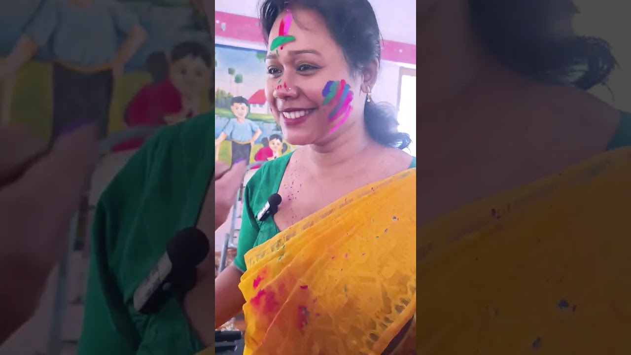 আমার স্কুলে বসন্ত উৎসব পালন হোলো খুব সুন্দর ভাবে।
