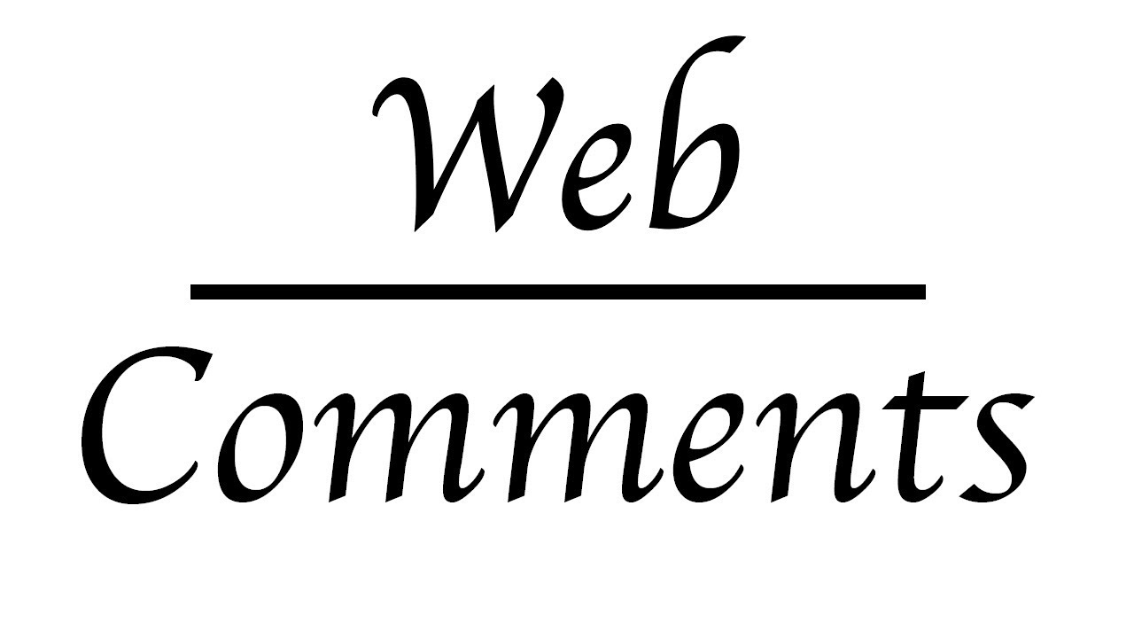 #HTML 5: #Comments