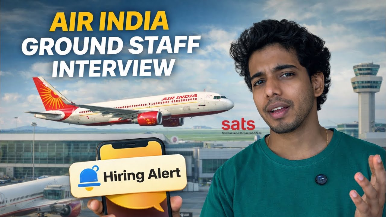 After 10th Pass Ground staff walk-in interview | Air India Sats Hiring for Bengaluru  #interview ￼