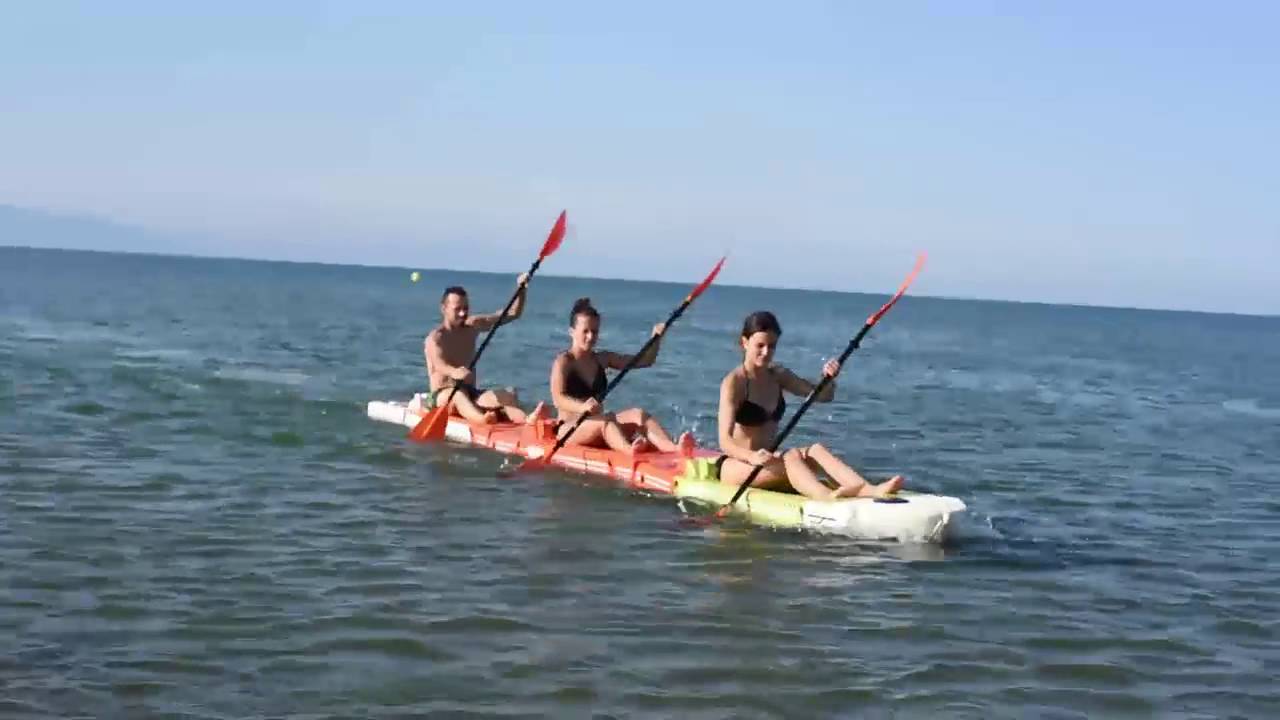 Cubykayak: Kayak modular &ldquo;sit-on-top&rdquo; para recreo.
