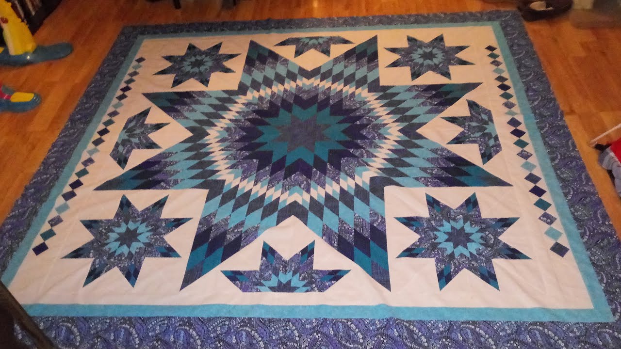 Longarm Quilting Lonestar Quilt Free Motion & Rulers