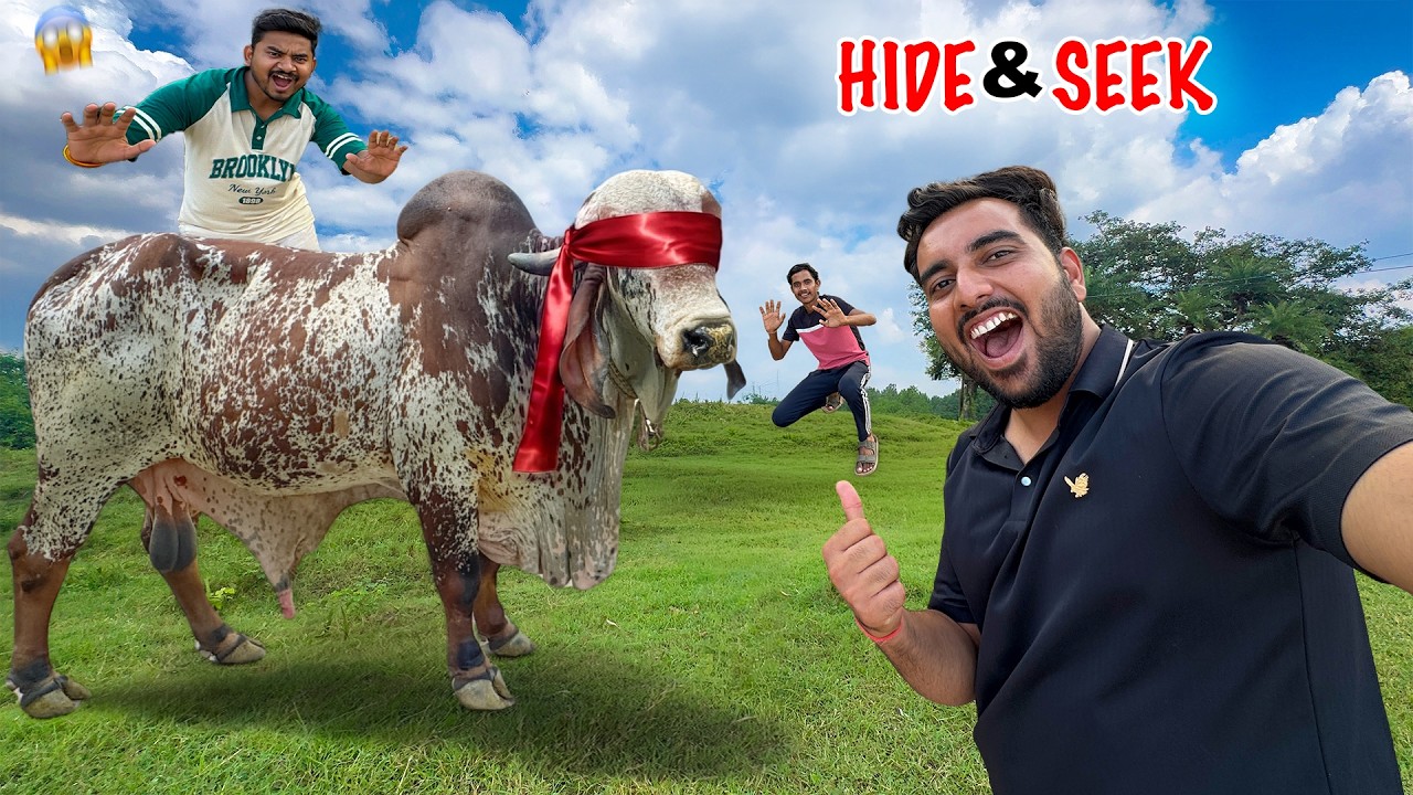 Hide & Seek Challenge With Bheem Bull🤫