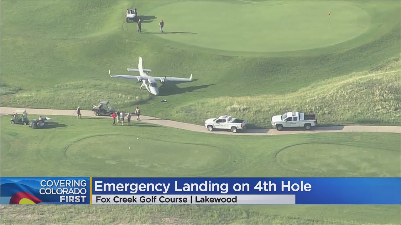 No Injuries After Small Plane Makes Emergency Landing On Fox Hollow Golf Course