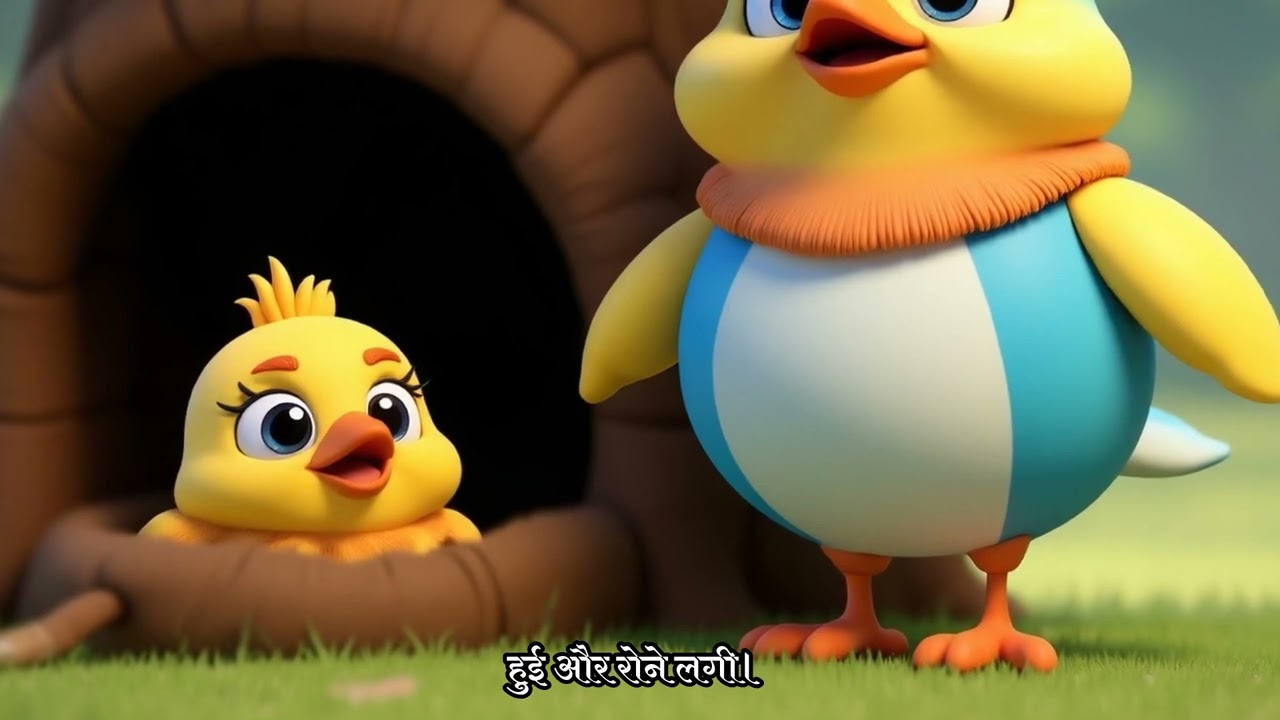 Chidiya aur saap ki dusmani.   Chidiya#saanp#bacche##