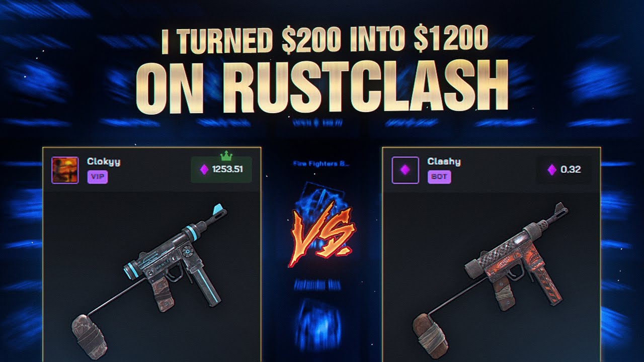 I turned $200 into $1200 on RUST CLASH