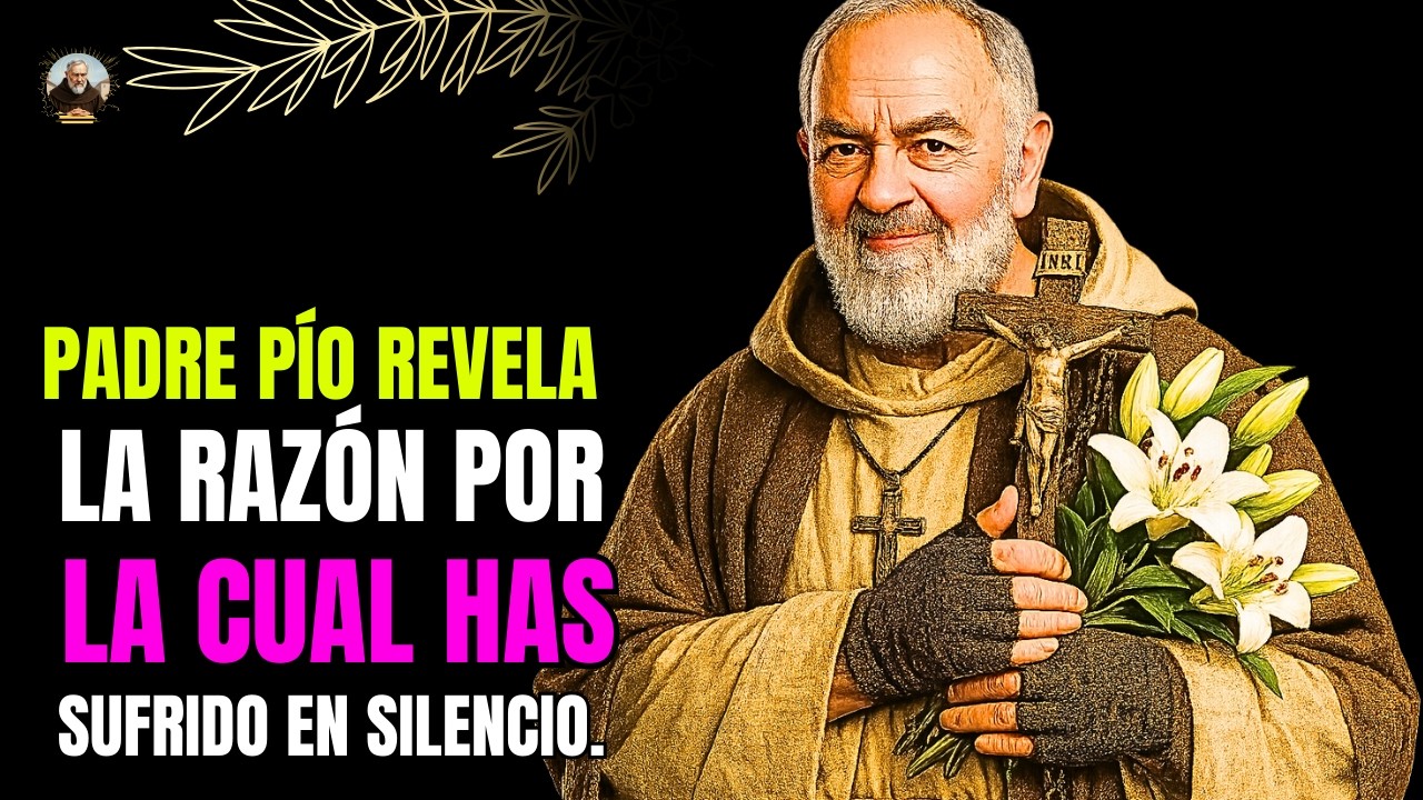 Padre Pío revela la razón por la cual has sufrido en silencio.