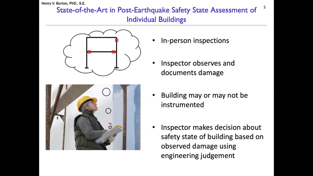 Damage Assessment & Classification Talk 2: Application of ML to Post-Earthquake Damage Assessment
