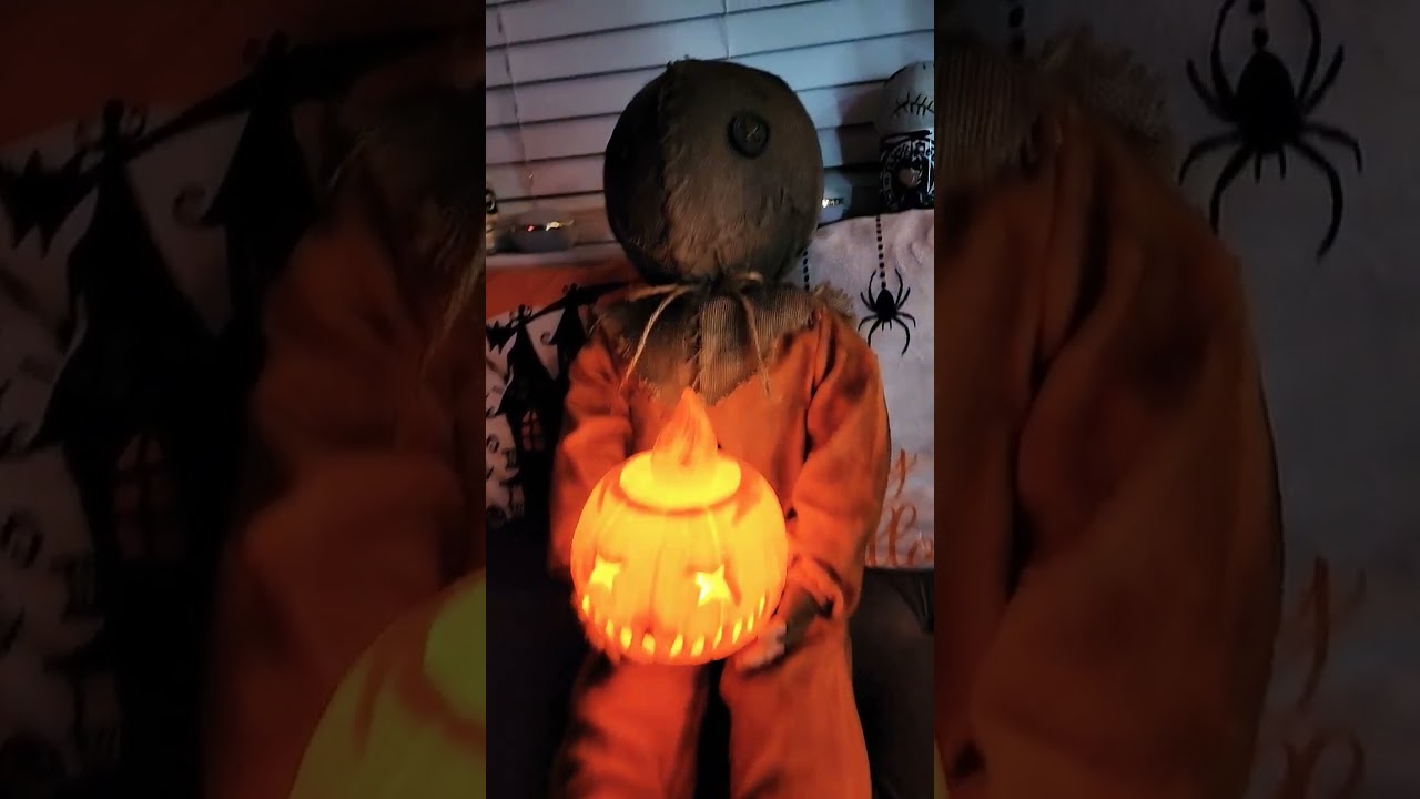 Sitting Sam Doll #trickortreats