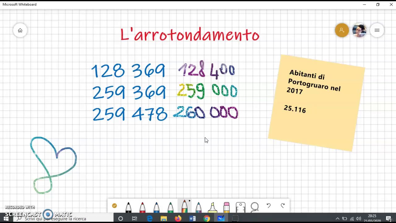 Arrotondamento esercizi