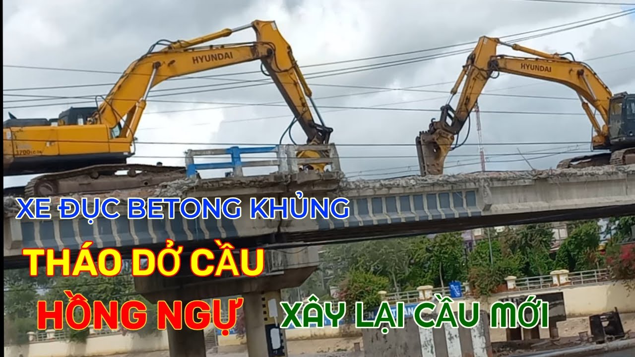Tháo dỡ cầu Hồng Ngự, xây cầu mới