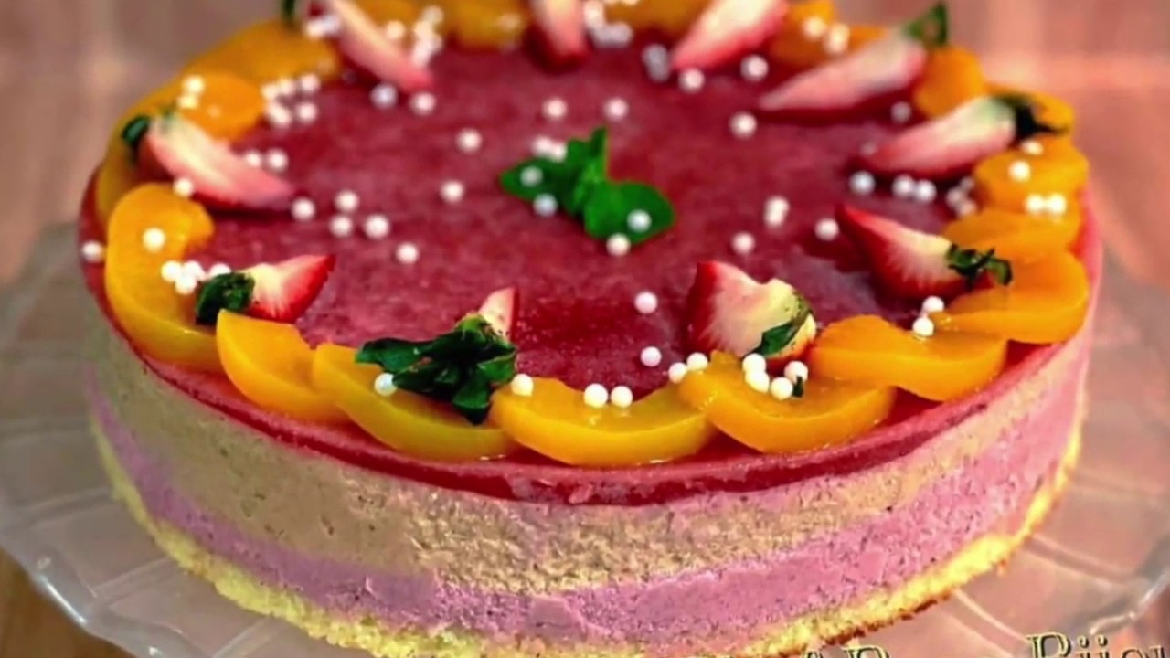 Bavarois fraises/pêches * بافاروا ولا اروع بالفريز و الخوخ