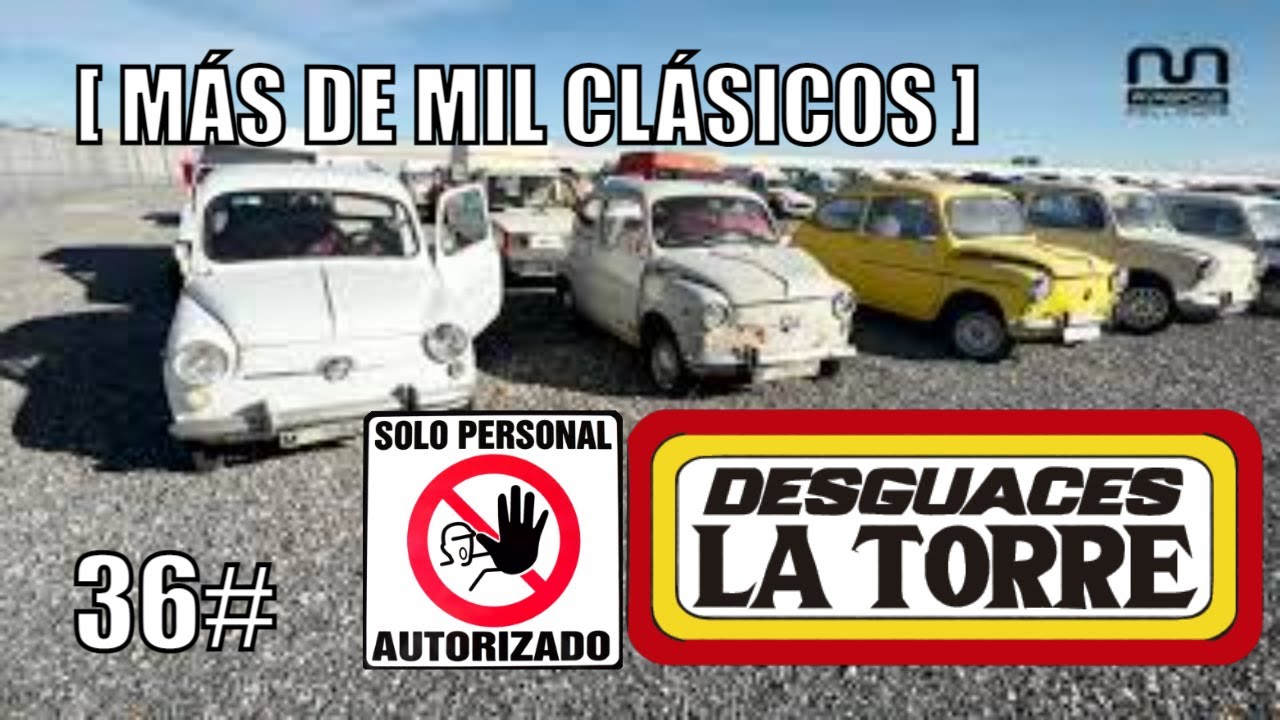 DESGUACES LA TORRE 😵 La zona restringida de COCHES CLÁSICOS del mayor desguace del mundo🌍