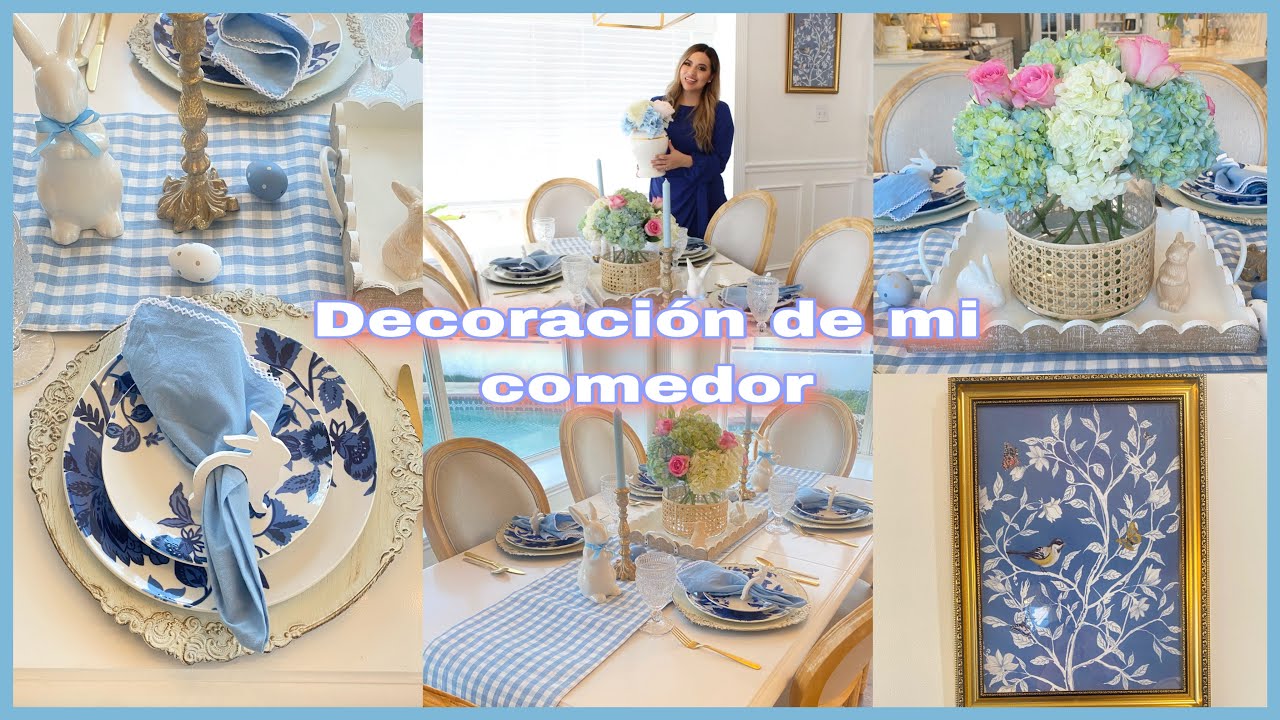 DECORACIÓN DE MI COMEDOR PARA PRIMAVERA 2022