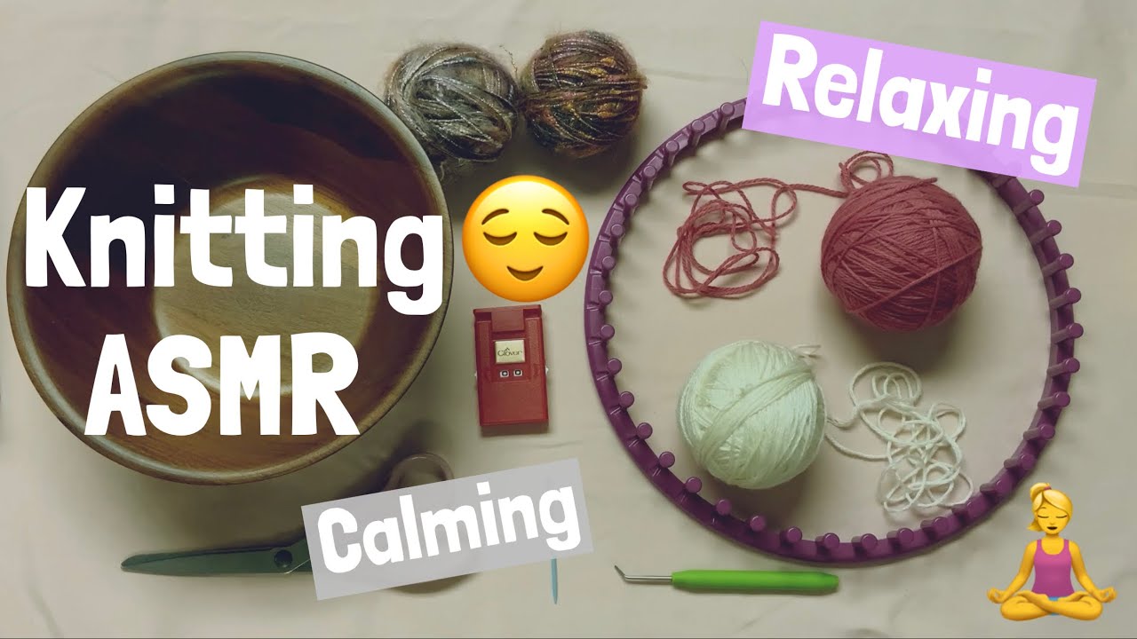 ASMR | One Hour of Relaxing Loom Knitting (no talking) #asmr