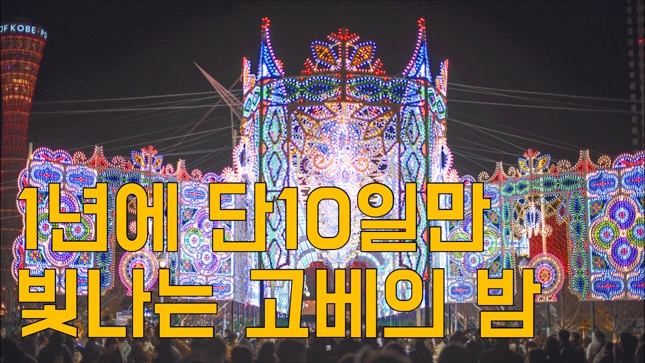 일본 제일의 빛 축제 ,고베 루미나리에 축제 ㅣ고베 당일치기 여행(2)