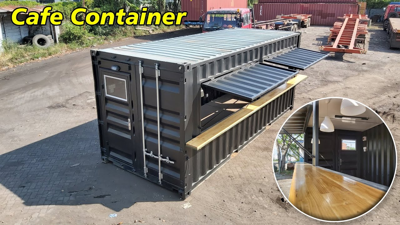 Berapa Harga Cafe Container 20'feet? Lebih Murah Daripada Bangunan Permanen