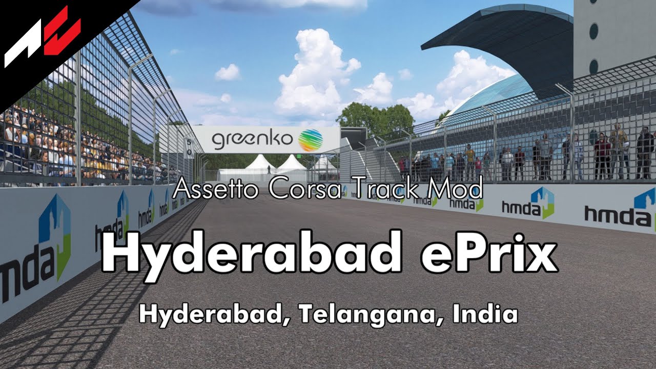 Hyderabad ePrix【Assetto Corsa Track Mod】
