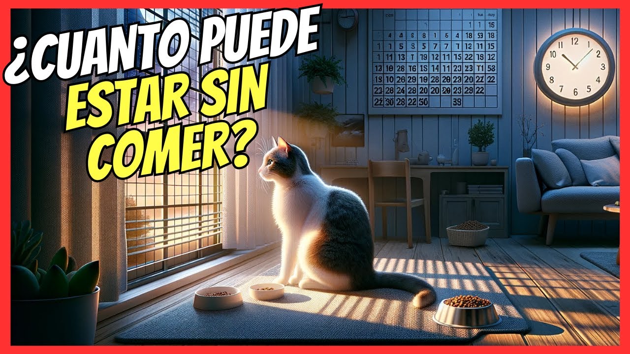 🔴 ¿CUANTO TIEMPO PUEDE ESTAR UN GATO SIN COMER? 🔴