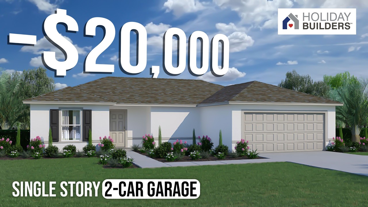 Unveil the Sago Model by Holiday Builders | $280K Lehigh Acres Gem!