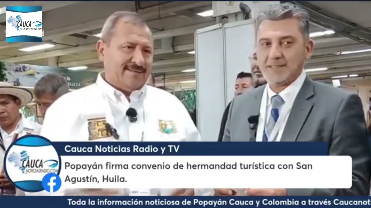 Popayán firma convenio de hermandad turística con San Agustín, Huila.
