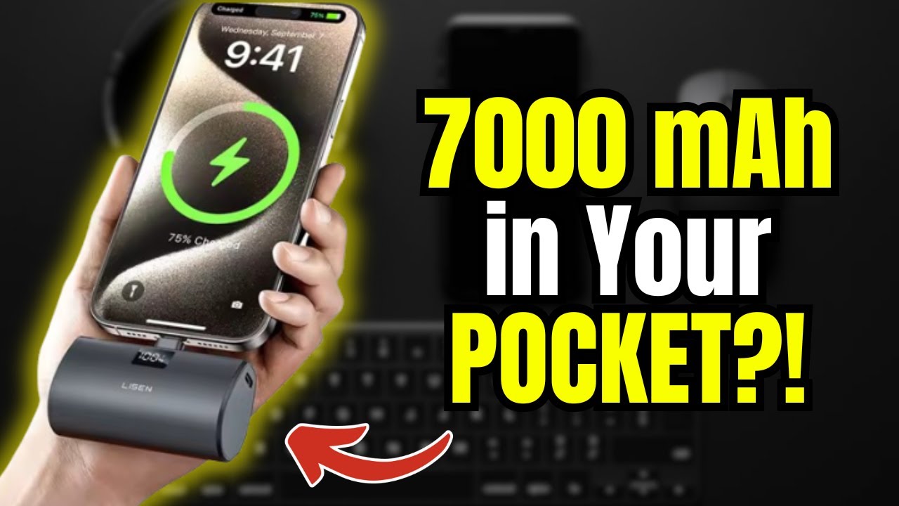 LISEN Mini Portable Charger Review | 7000mAh USB-C Fast Charging Power Bank