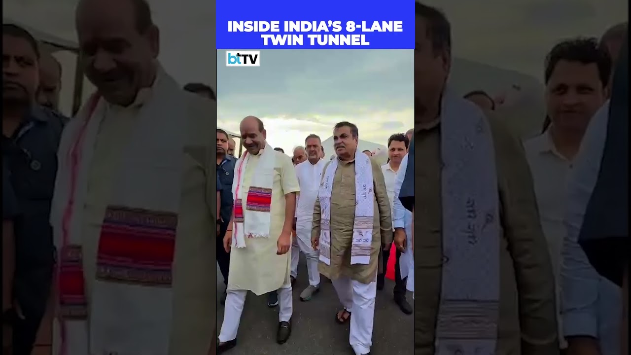 Nitin Gadkari Inspects Delhi-Mumbai Expressway | Visits India&rsquo;s Unique 8-Lane Twin Tunnel
