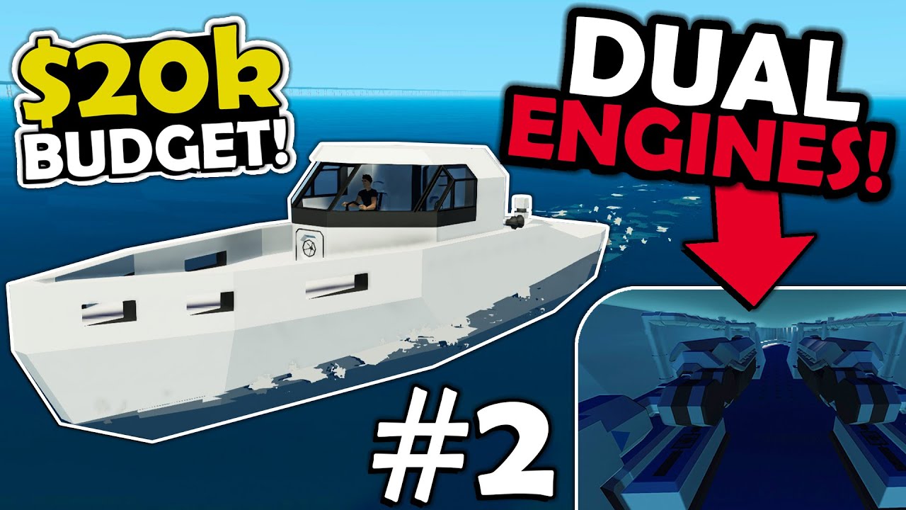 Dual Engines ADDED! - Career Missile Patrol Boat Build - Stormworks