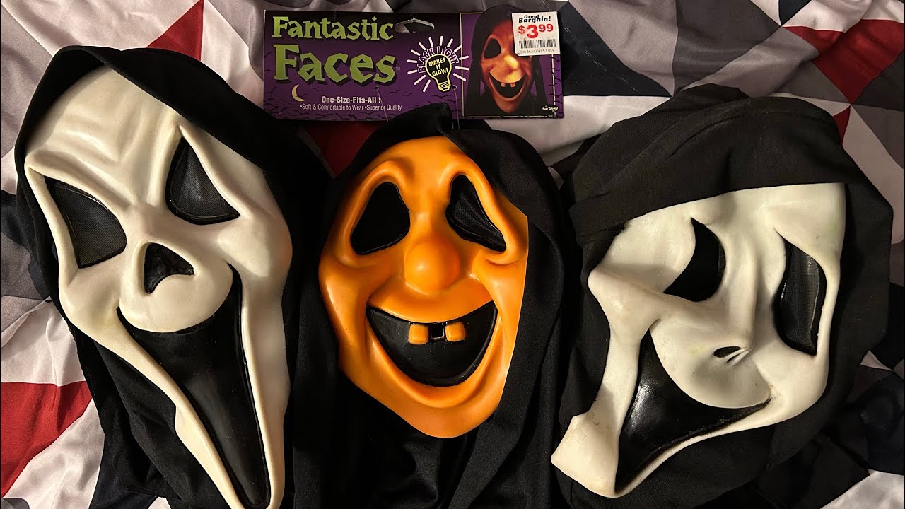 (MULTI-MASK UNBAGGING) Vintage Fantastic Faces Masks!